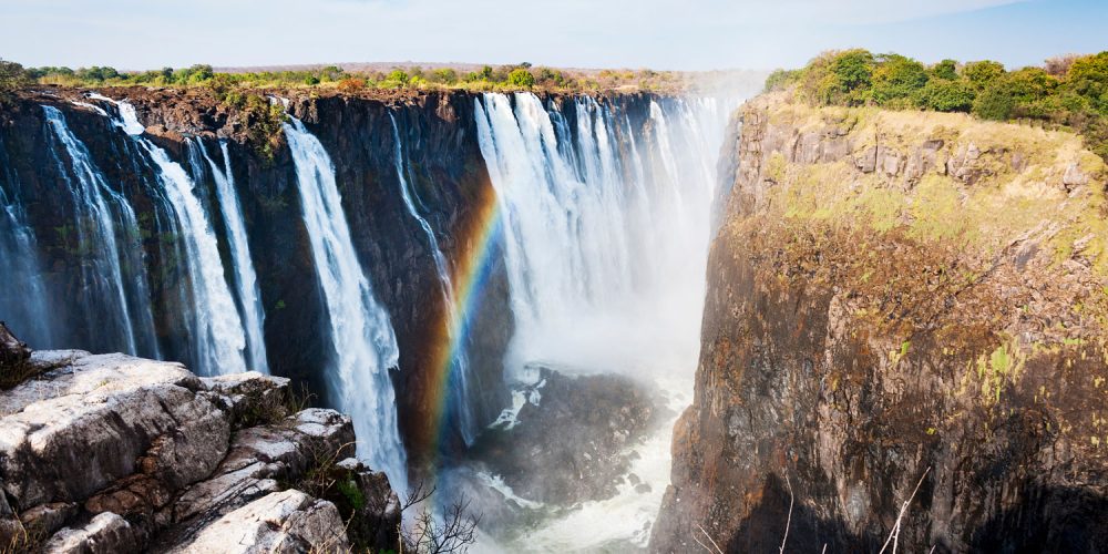 Victoria Falls on the Zambesi River