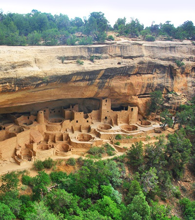 Mesa Verde National Park - UNESCO World Heritage Site located in Montezuma County, Colorado.