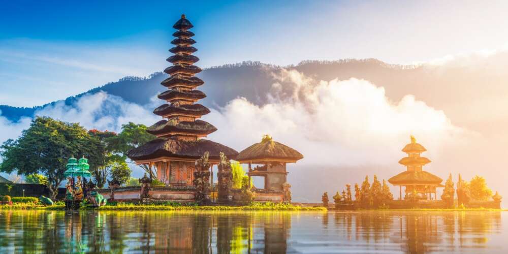 Bali, Indonesian Island with rich culture and vibrant tourist scene