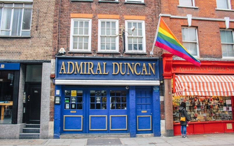 The Admiral Duncan one of London’s oldest gay pubs