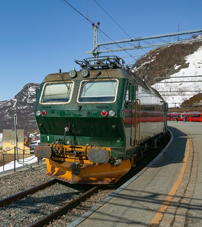 Eurail/Interrail Global Pass - underway with the famous Flams railway, Norway, Scandinavia