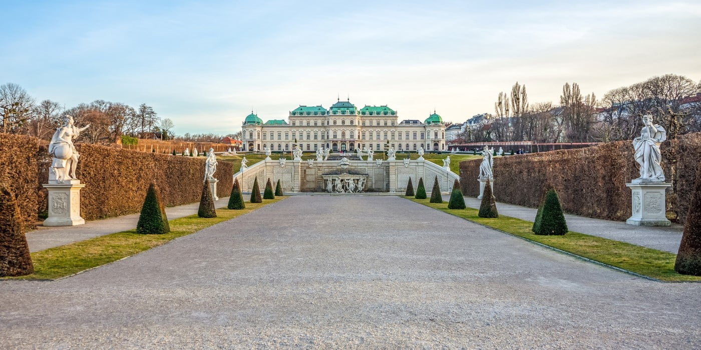 Belvedere in Vienna, Austria