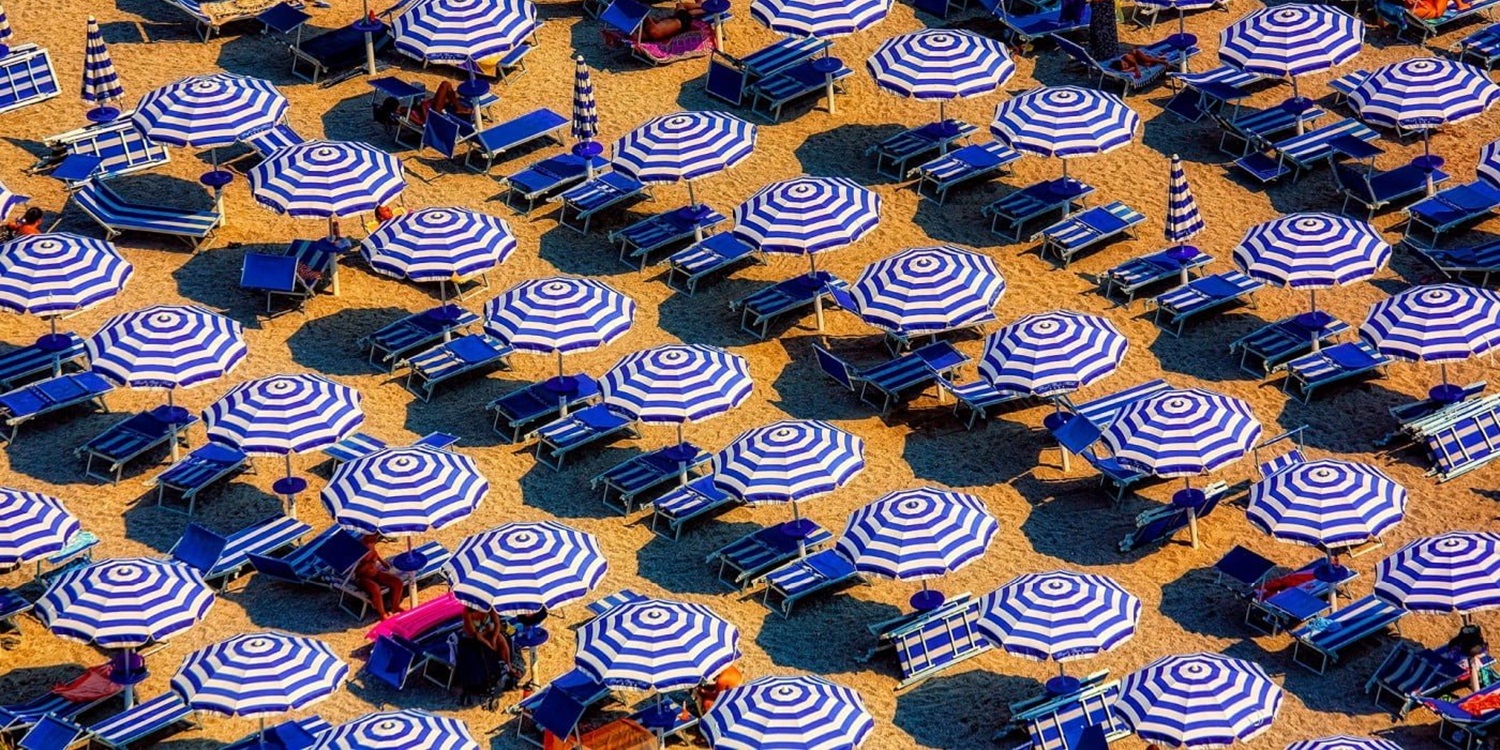 Beach parasols