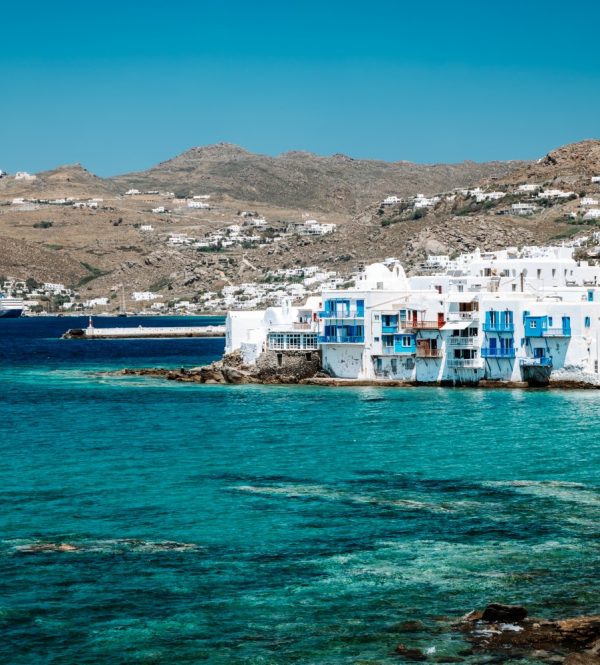 What is Mykonos, a Greek island about?