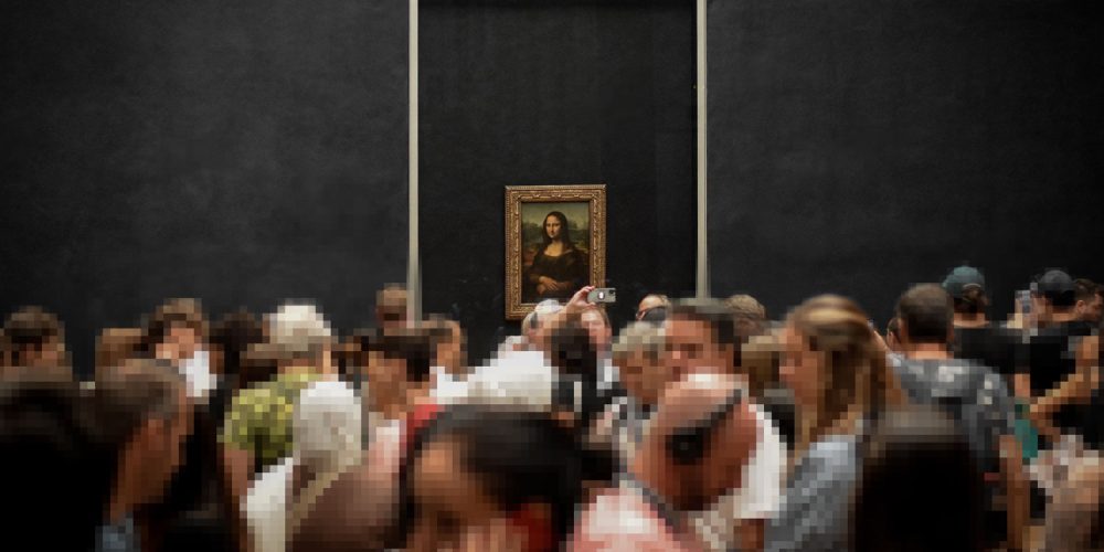 Mona Lisa painting by Leonardo da Vinci, Louvre Sep 3, 2022