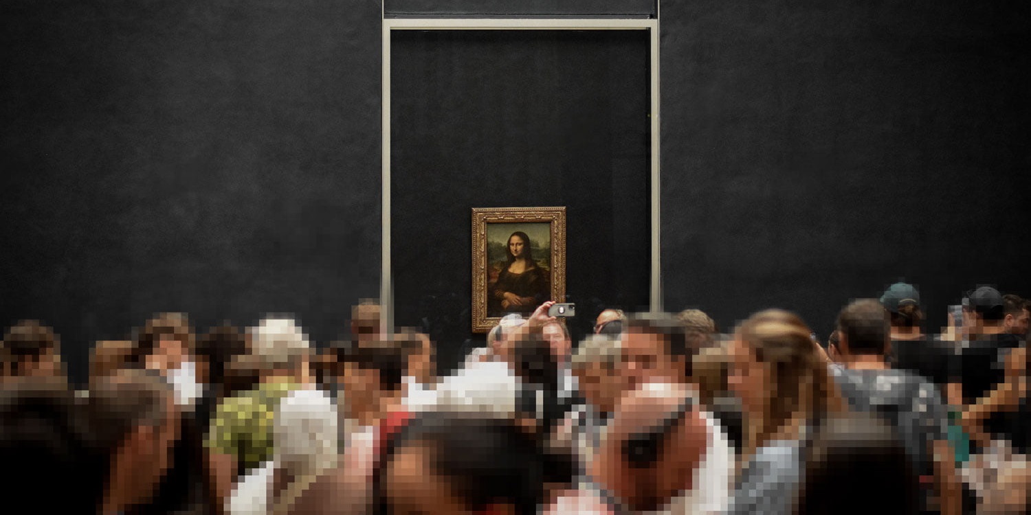 Mona Lisa painting by Leonardo da Vinci, Louvre Sep 3, 2022