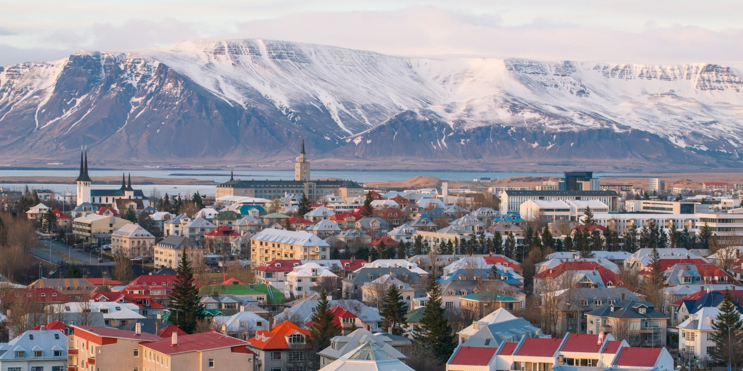 Reykjavik, Iceland, city panorama