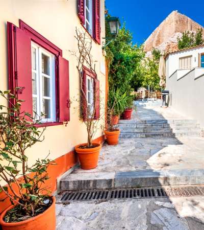 Athens, Greece - Plaka in Monastiraki