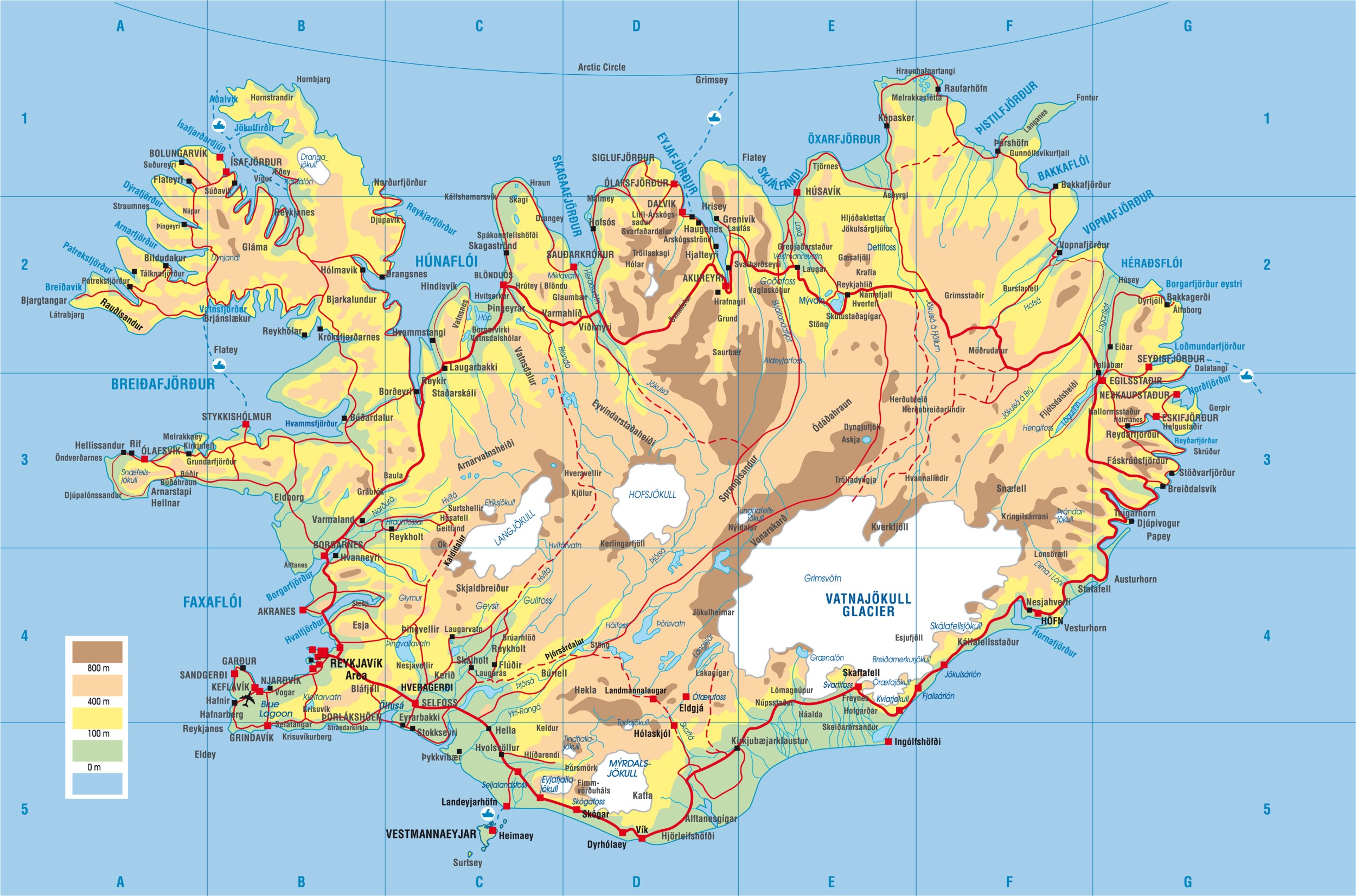 Iceland Map