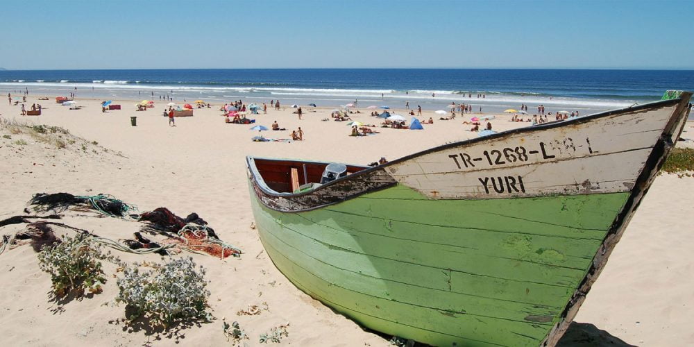 The beaches of Lisbon, Portugal