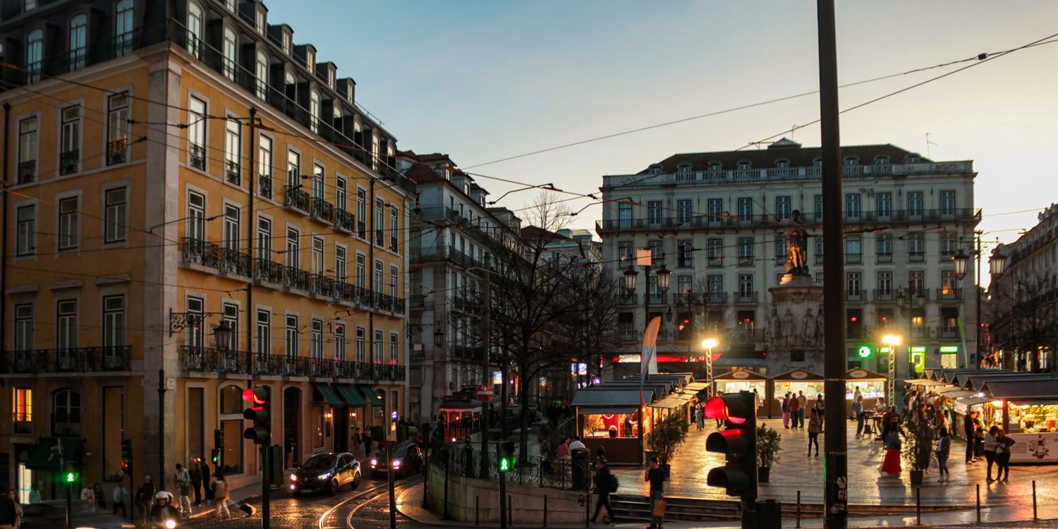 Plaza Luis de Camoes, Lisbon, Portugal, Chiado