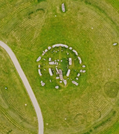 Stonehenge drone