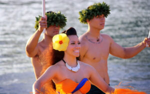 Hula dancers Luau Hawaii