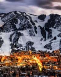 Aspen, ski resort in Colorado, USA: make a choice between dream and reality