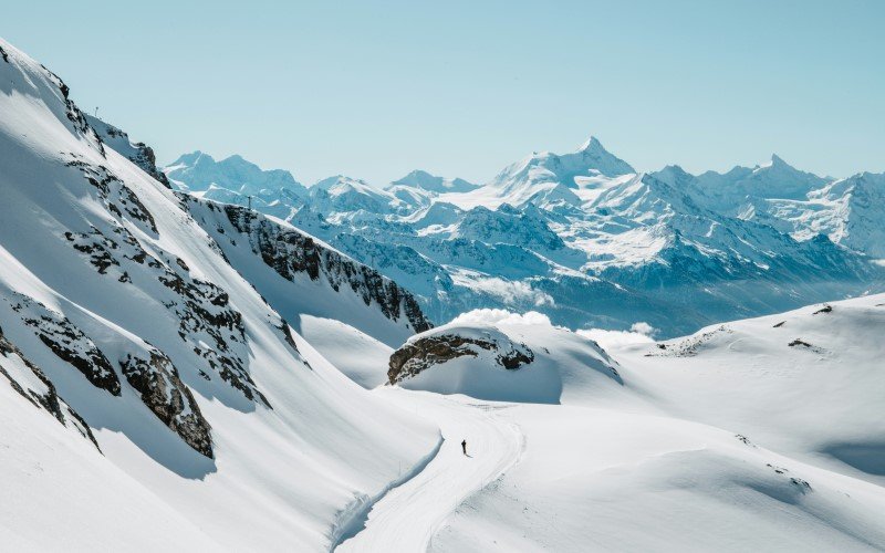 Crans-Montana snowscape